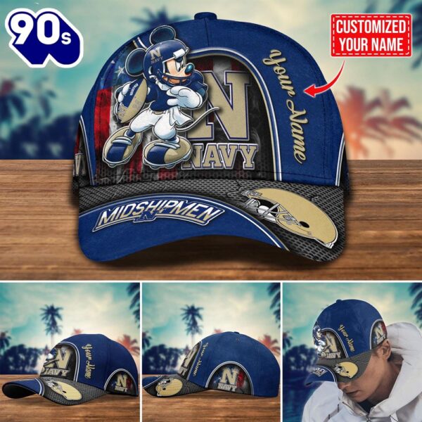 NCAA Navy Midshipmen Mickey New Arrivals Custom Cap