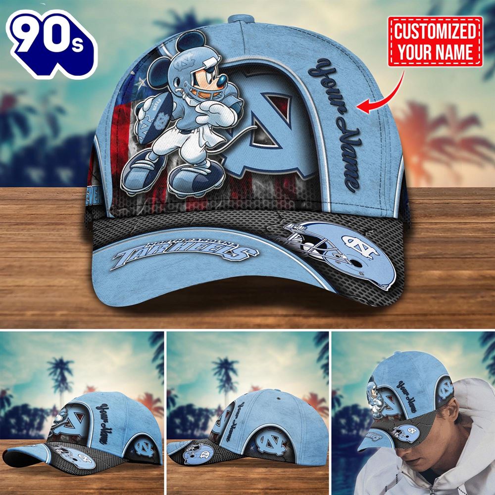 NCAA North Carolina Tar Heels Mickey New Arrivals Custom Cap NCAA North Carolina Tar Heels Mickey New Arrivals Custom Cap