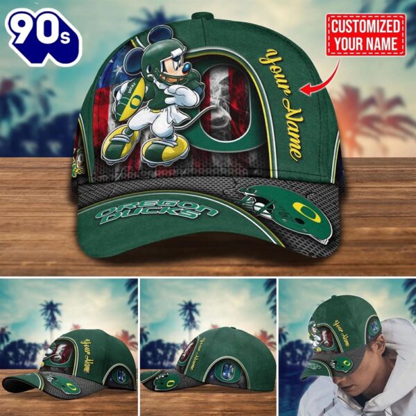 NCAA Oregon Ducks Mickey New Arrivals Custom Cap