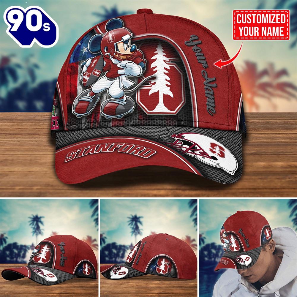 NCAA Stanford Cardinal Mickey New Arrivals Custom Cap NCAA Stanford Cardinal Mickey New Arrivals Custom Cap