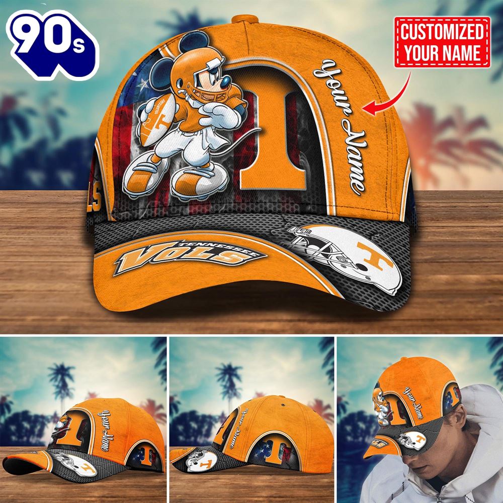 NCAA Tennessee Volunteers Mickey New Arrivals Custom Cap NCAA Tennessee Volunteers Mickey New Arrivals Custom Cap