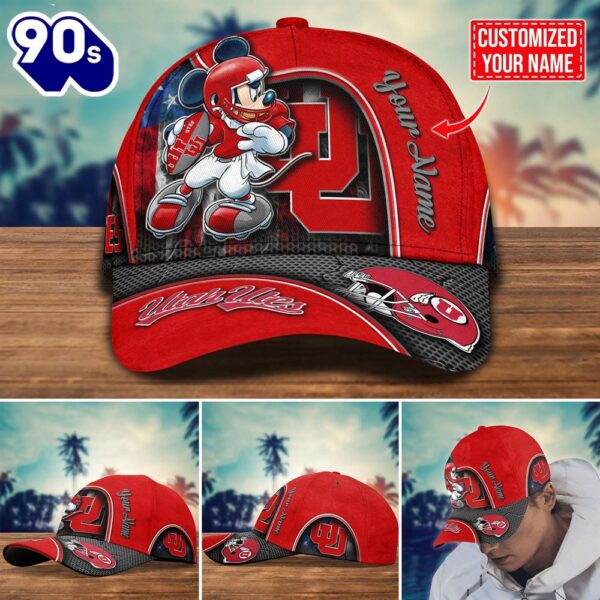 NCAA Utah Utes Mickey New Arrivals Custom Cap