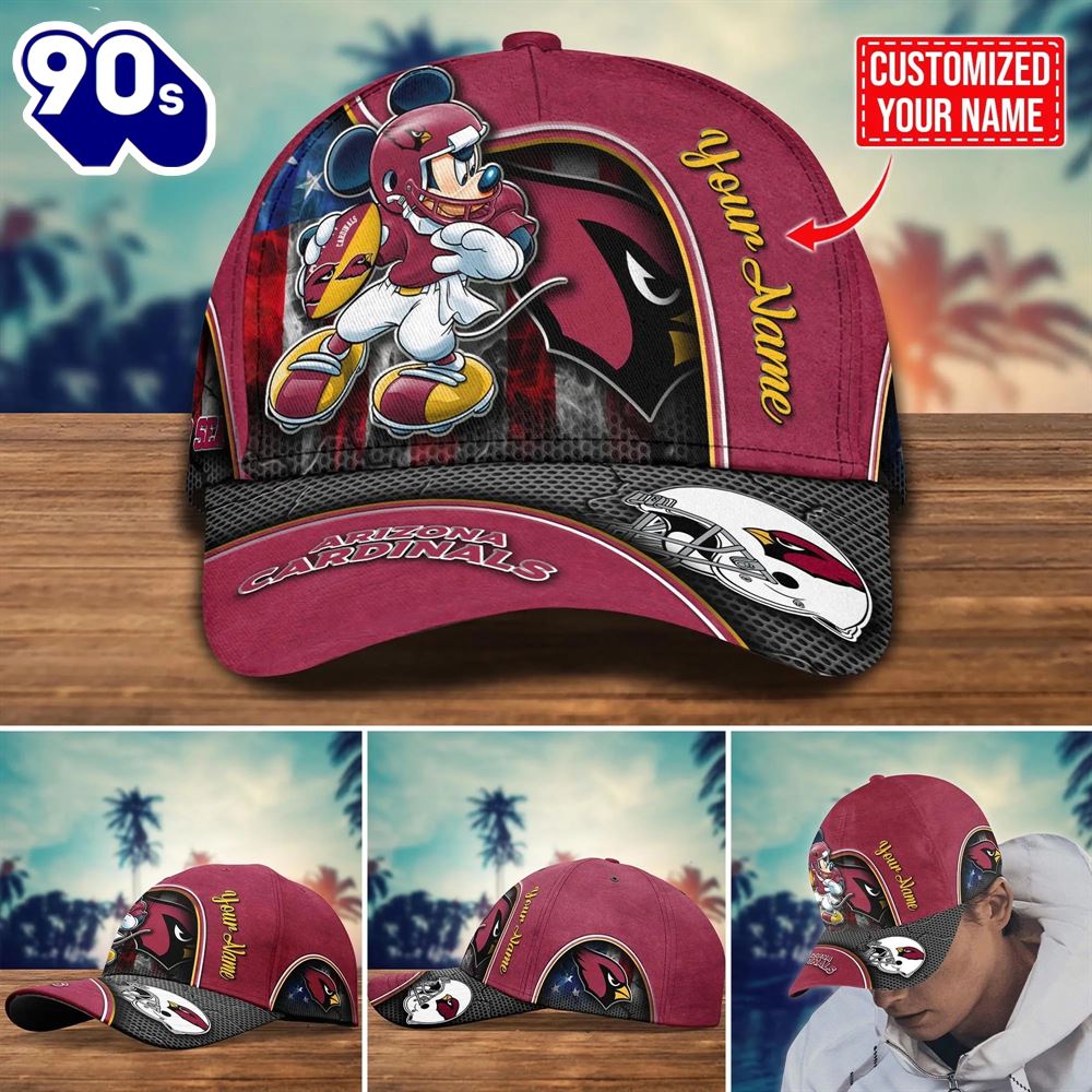 NFL Arizona Cardinals Mickey New Arrivals Custom Cap NFL Arizona Cardinals Mickey New Arrivals Custom Cap