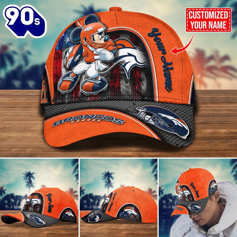 NFL Denver Broncos Mickey New Arrivals Custom Cap NFL Denver Broncos Mickey New Arrivals Custom Cap