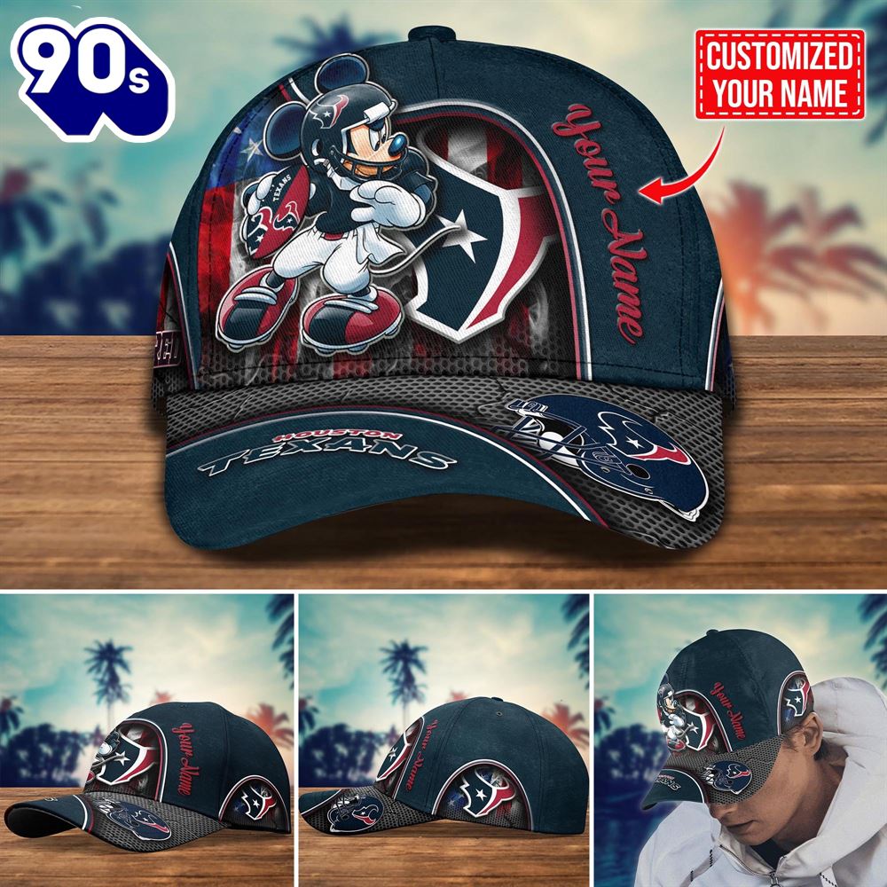 NFL Houston Texans Mickey New Arrivals Custom Cap NFL Houston Texans Mickey New Arrivals Custom Cap