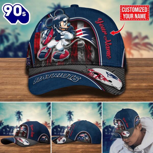 NFL New England Patriots Mickey New Arrivals Custom Cap