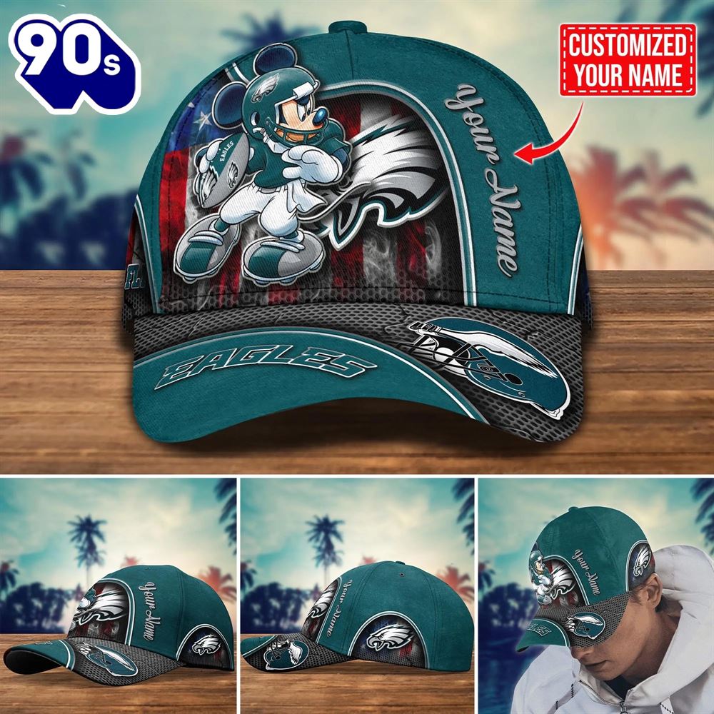 NFL Philadelphia Eagles Mickey New Arrivals Custom Cap NFL Philadelphia Eagles Mickey New Arrivals Custom Cap