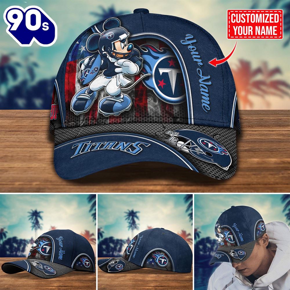 NFL Tennessee Titans Mickey New Arrivals Custom Cap NFL Tennessee Titans Mickey New Arrivals Custom Cap