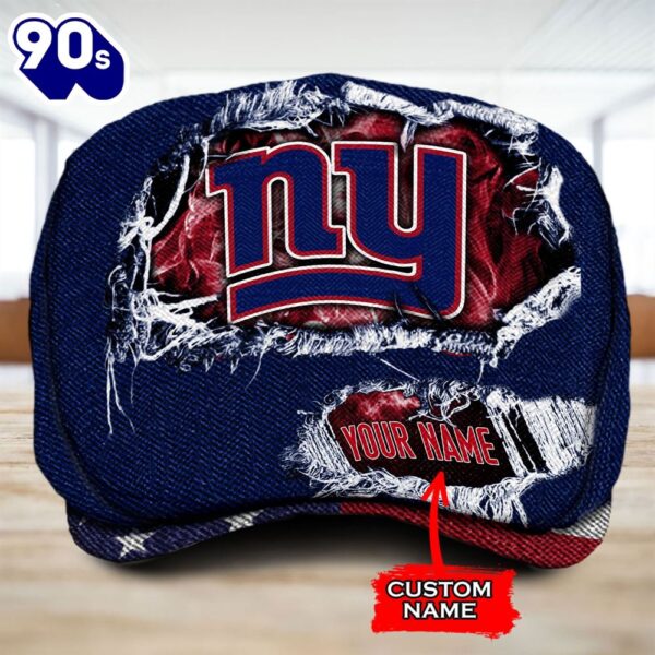 New York Giants NFL Jeff Cap Custom Name