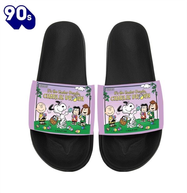 Peanut Snoopy Happy Easter For Fans Sandals