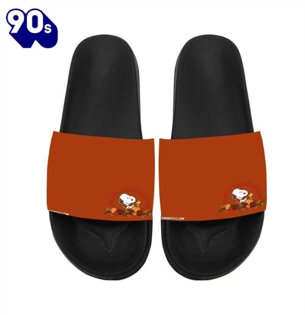 Peanut Snoopy Happy Halloween For Fans Sandals