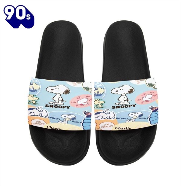 Peanut Snoopy Woodstock Blue Gift For Fans Sandals