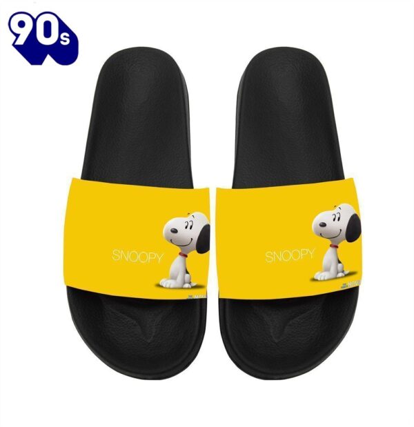 Peanut Snoopy Yellow Gift For Fans Sandals