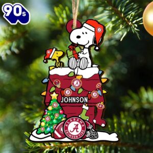 Alabama Crimson Tide Snoopy Christmas…