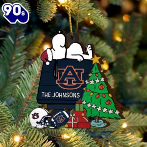 Auburn Tigers Snoopy Christmas NCAA…