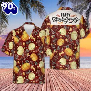 Autumn Happy Thanksgiving Hawaiian Shirt…