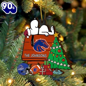 Boise State Broncos Snoopy Christmas…