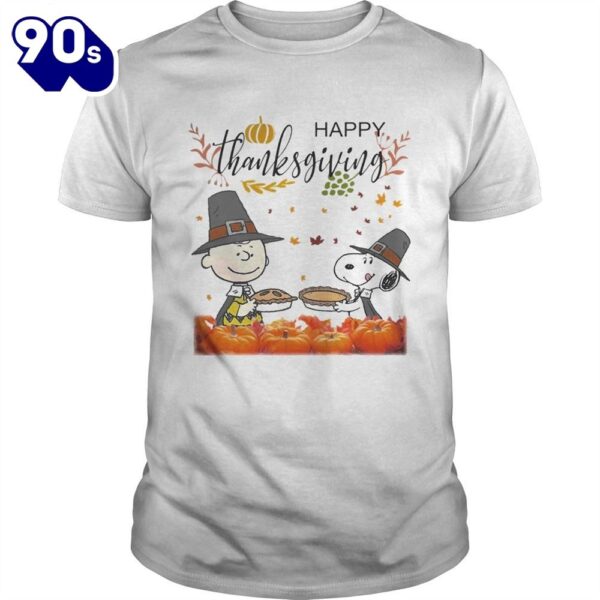 Charlie Brown And Snoopy Peanuts Happy Thanksgiving shirt