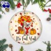 Chihuahua It’s Fall Y’all Ornament Adorable Dog Thanksgiving Ornament, Gifts For Dog Owners
