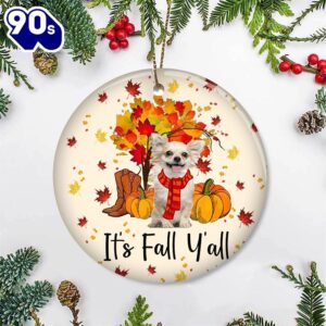 Chihuahua It’s Fall Y’all Ornament…