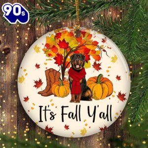 Dog Personalized Ornament It’s Fall…