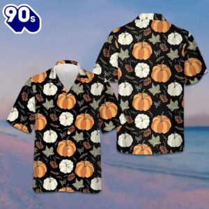 Fall Pumpkin Thanksgiving Hawaiian Shirt…