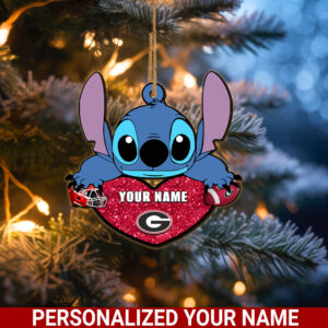 Georgia BulldogsStitch Custom Name Ornament…