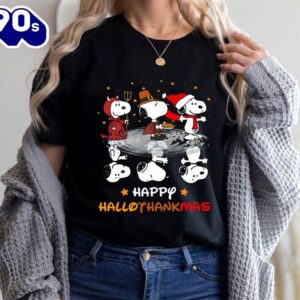 Happy Snoopy Peanuts Thanksgiving Tshirt