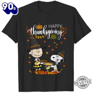 Happy Thanksgiving Peanuts Shirt Charlie…