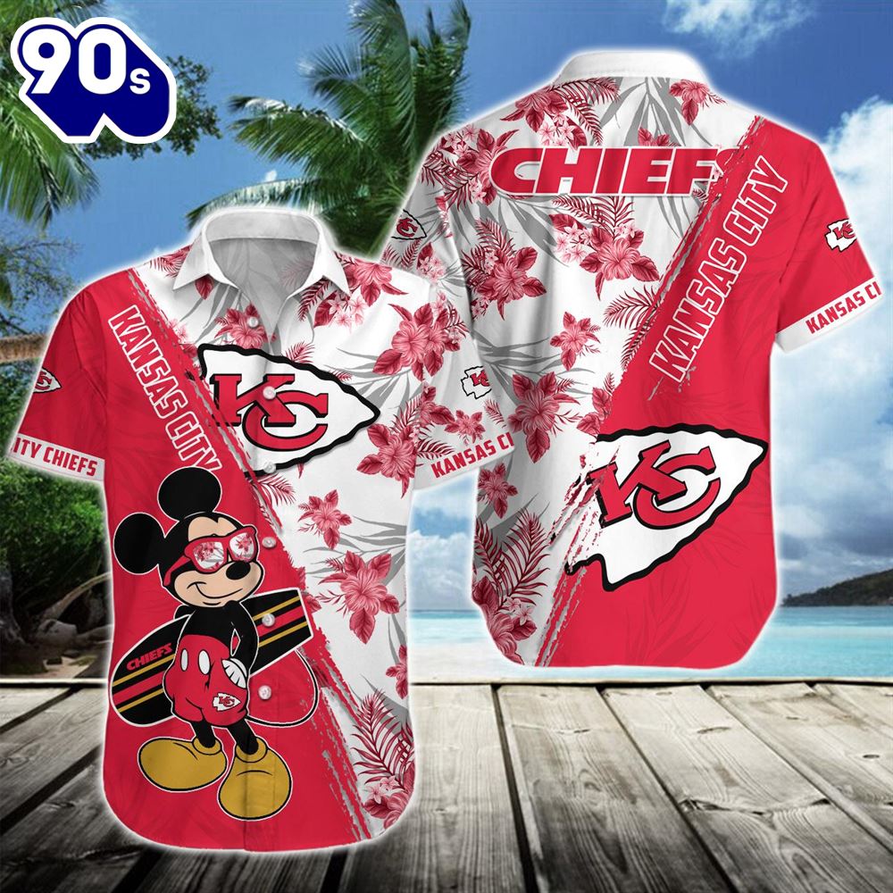 Kansas City Chiefs Team NFL Mickey Hawaiian Beach Shirt Kansas City Chiefs Team NFL Mickey Hawaiian Beach Shirt