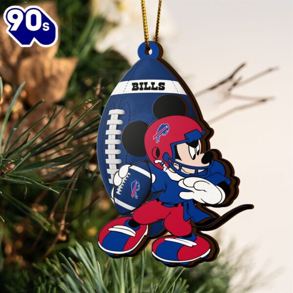 NFL Buffalo Bills Mickey Mouse Christmas Ornament