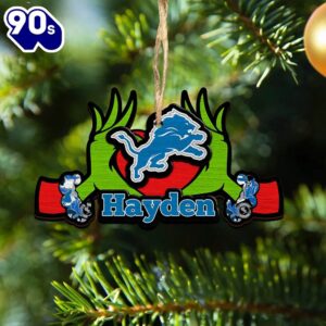 NFL Detroit Lions Grinch Christmas…