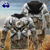 NFL Miami Dolphins Hunting Camo Style 3d Hoodie