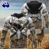 NFL New England Patriots Hunting Camo Style 3d Hoodie