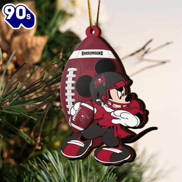NFL Tampa Bay Buccaneers Mickey Mouse Christmas Ornament