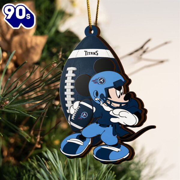 NFL Tennessee Titans Mickey Mouse Christmas Ornament