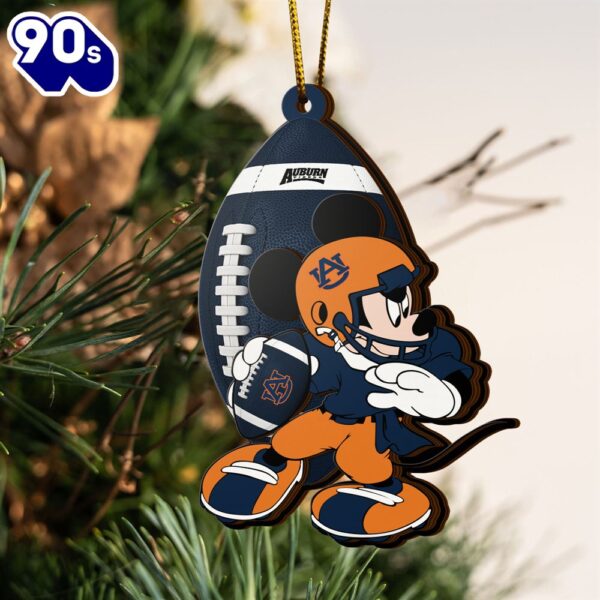 Ncaa Auburn Tigers Mickey Mouse Christmas Ornament