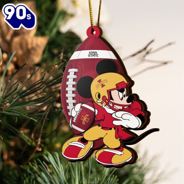 Ncaa Iowa State Cyclones Mickey Mouse Christmas Ornament