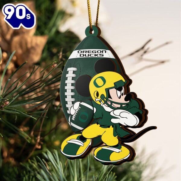 Ncaa Oregon Ducks Mickey Mouse Christmas Ornament