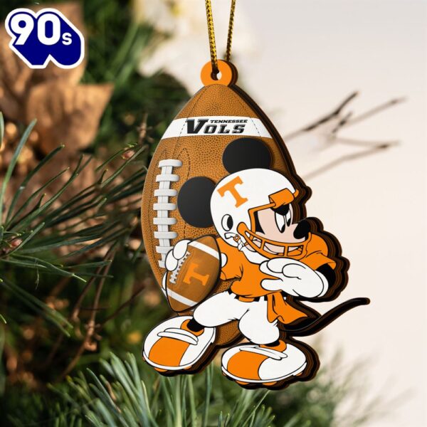 Ncaa Tennessee Volunteers Mickey Mouse Christmas Ornament