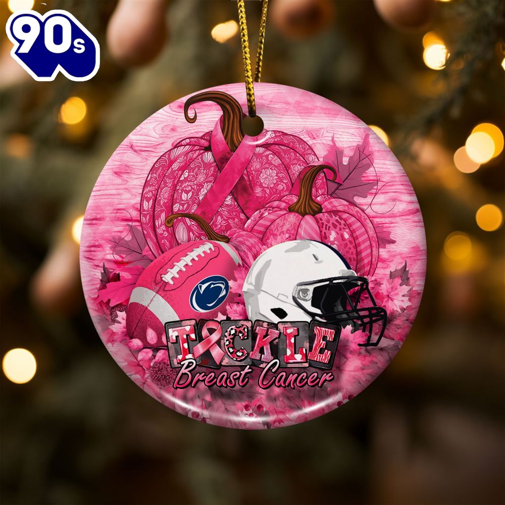 Penn State Nittany Lions Breast Cancer And Sport Team Ceramic Ornament Penn State Nittany Lions Breast Cancer And Sport Team Ceramic Ornament