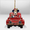 San Francisco 49ers Mickey Mouse Christmas Wood Ornament