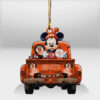 San Francisco Giants Mickey Mouse Christmas Wood Ornament