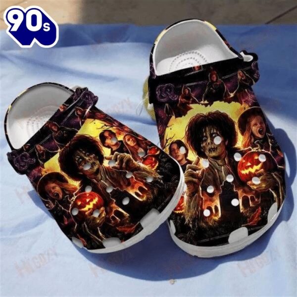 Scary Hocus Pocus Film Halloween Clogs Shoes