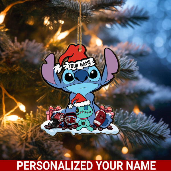 South Carolina GamecocksStitch Custom Name Ornament NCAA And St Ornament