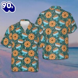 Thanksgiving Autumn Pie Hawaiian Shirt Thanksgiving Button Up Shirt Presents For Friends