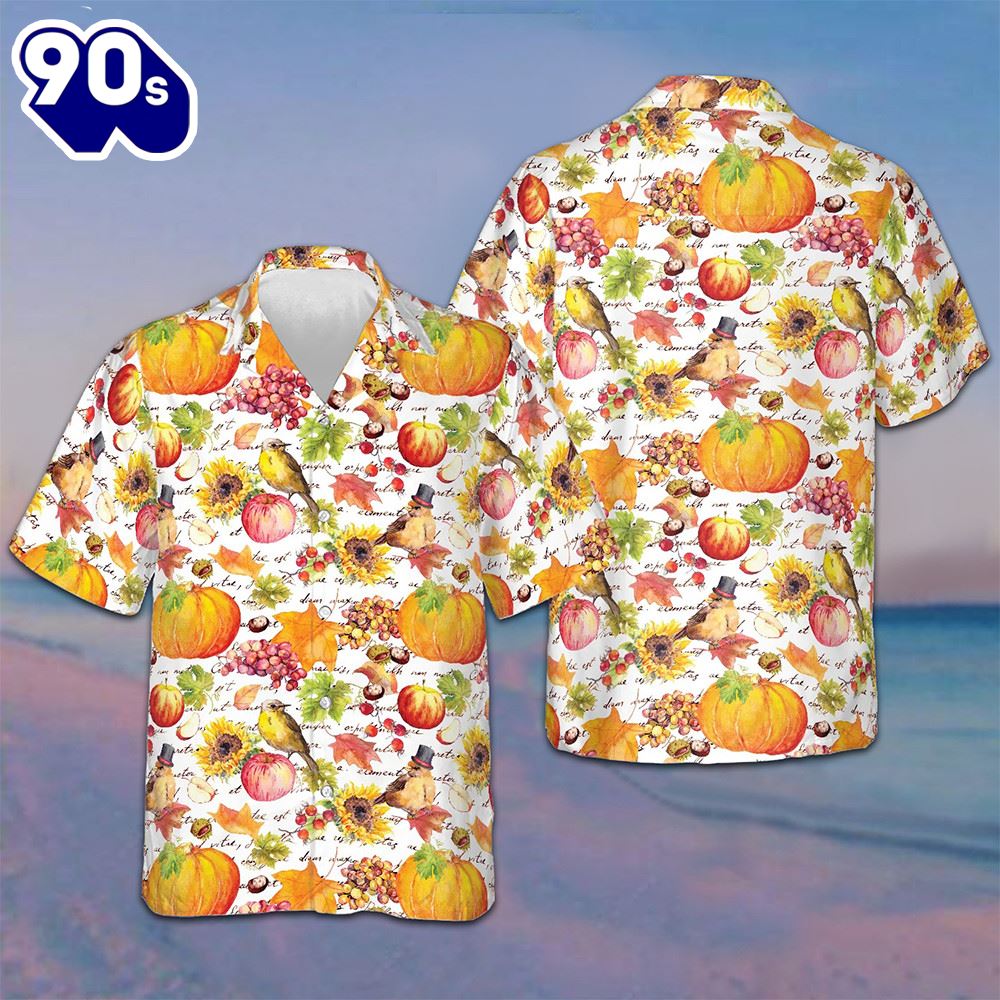 Thanksgiving Design Hawaiian Shirt Cool Button Up Shirt Gifts For Friends Thanksgiving Design Hawaiian Shirt Cool Button Up Shirt Gifts For Friends