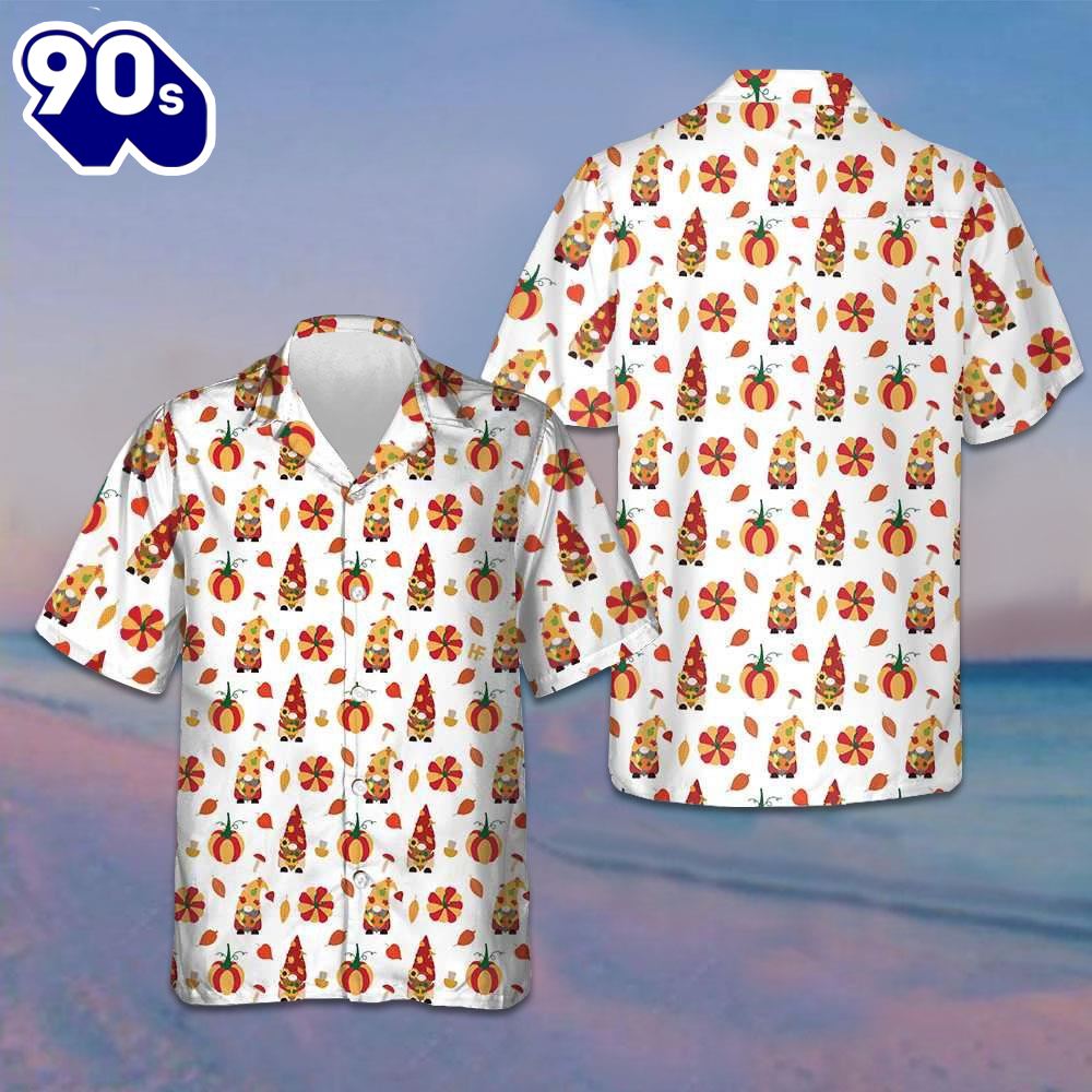 Thanksgiving Gnomes Hawaiian Shirt Mens Short Sleeve Button Up Thanksgiving Gift Ideas Thanksgiving Gnomes Hawaiian Shirt Mens Short Sleeve Button Up Thanksgiving Gift Ideas
