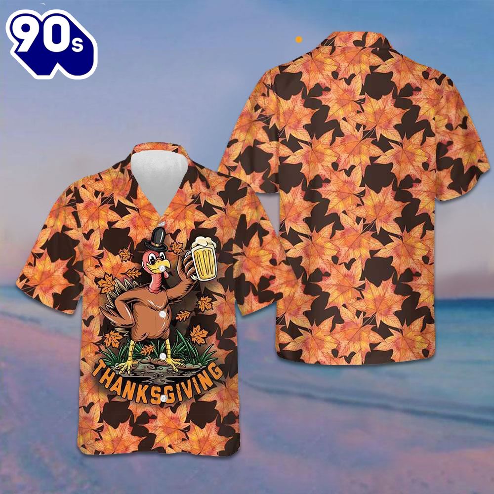 Thanksgiving Turkey Holding Big Glass Beer Hawaiian Shirt Funny Turkey Shirt Thanksgiving Ideas Thanksgiving Turkey Holding Big Glass Beer Hawaiian Shirt Funny Turkey Shirt Thanksgiving Ideas