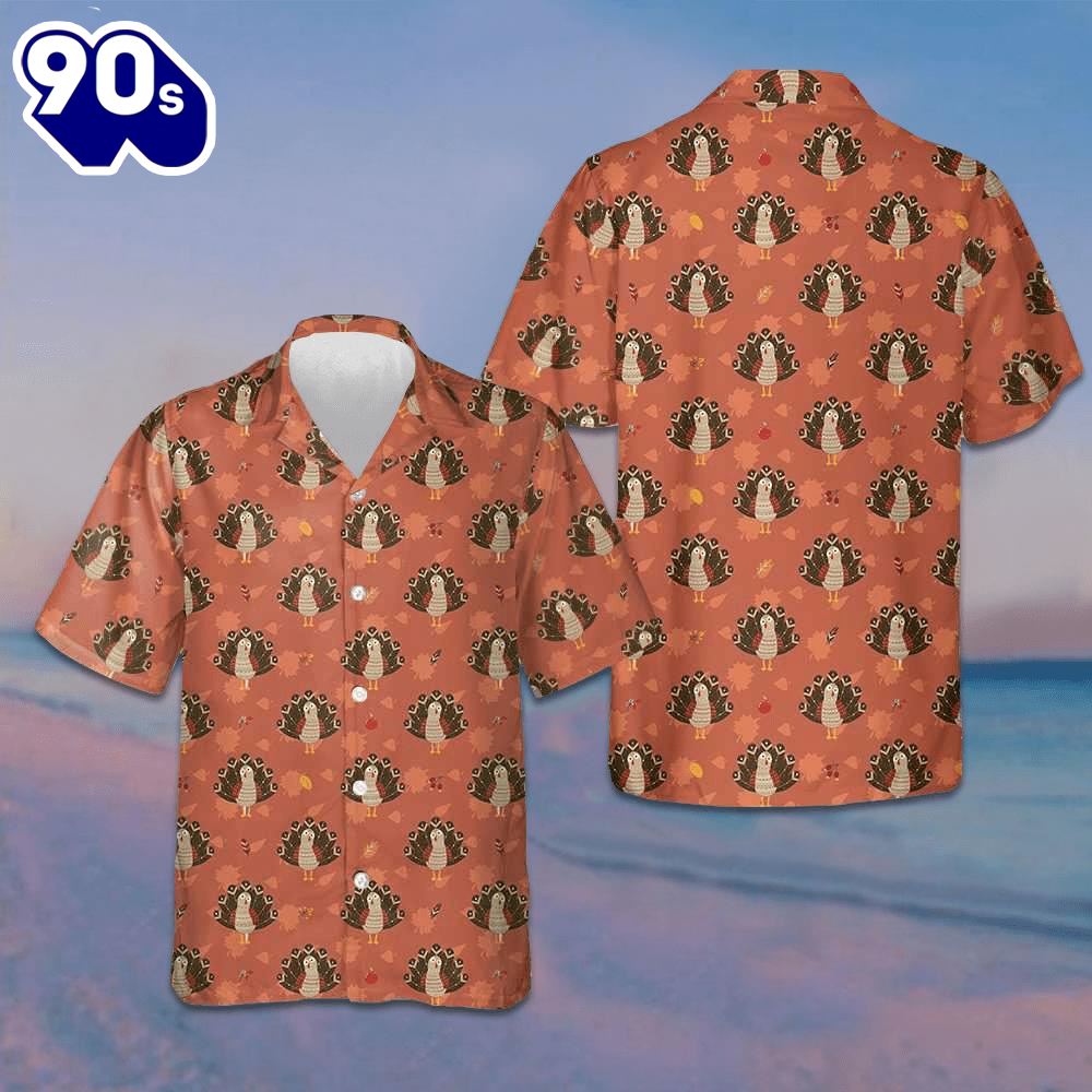 Thanksgiving Turkeys Hawaiian Shirt Funny Button Up Shirt Gifts For Thanksgiving Day Thanksgiving Turkeys Hawaiian Shirt Funny Button Up Shirt Gifts For Thanksgiving Day